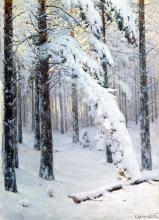213/ лес зимой. 1906